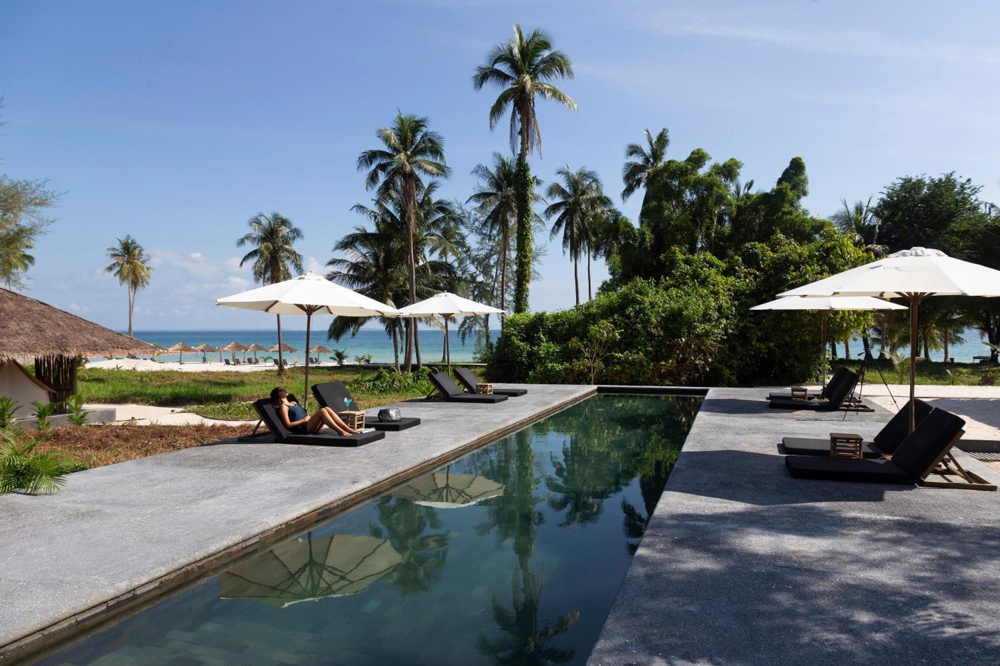 Hotel Tamu Koh Rong Pagoda Beach Exterior foto